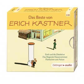 Oetinger - Das Beste von Erich Kästner 3 CD Hörspiele, ca. 155 Min.