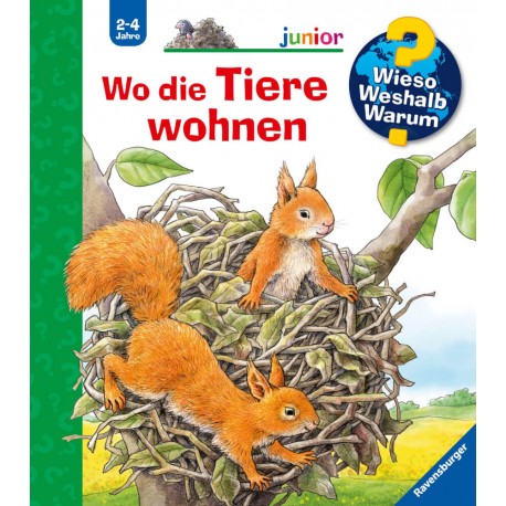 Ravensburger Buch - Wieso? Weshalb? Warum? - Junior - Wo die Tiere wohnen