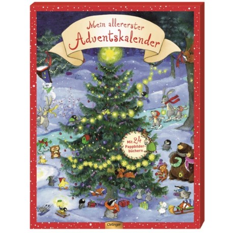 Oetinger - Mein allererster Adventskalender mit 24 Pappbilderbüchern zum Herausnehmen