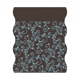 LÄSSIG - Textile Twister Adult Fleece Twig choco-blue