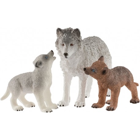 Schleich - Wild Life - Wolfsmutter mit Welpen