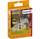 Schleich - Wild Life - Wolfsmutter mit Welpen