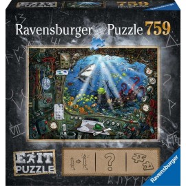 Ravensburger Puzzle - EXIT Im U-Boot, 759 Teile