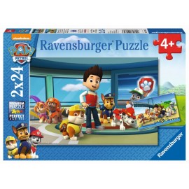 Ravensburger Puzzle - Paw Patrol, Hilfsbereite Spürnasen, 24 Teile