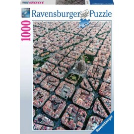 Ravensburger Puzzle - Barcelona von Oben, 1000 Teile