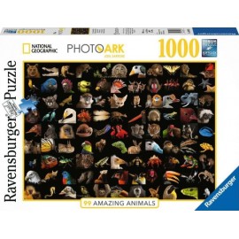 Ravensburger Puzzle - 99 atemberaubende Tiere, 1000 Teile