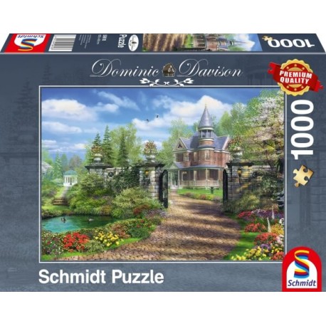 Schmidt Spiele Puzzle Dominic Davison Idyllisches Landgut 1.000 Teile