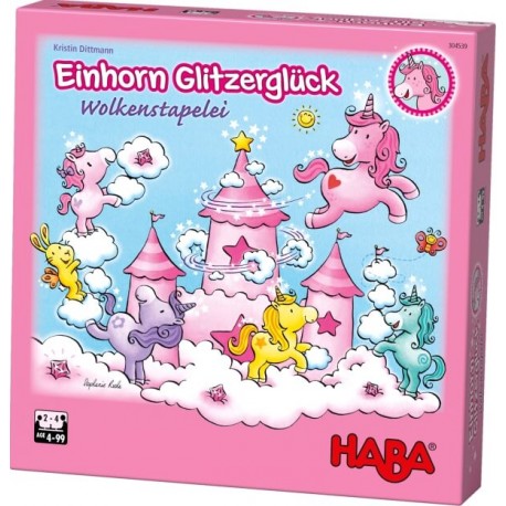 Haba Einhorn Glitzerglück Wolkenstapelei