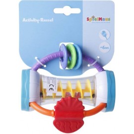 SpielMaus Baby Activity-Rassel mit Spiegel