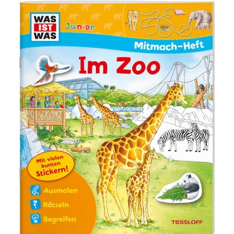 WAS IST WAS Junior Mitmach-Heft Zoo