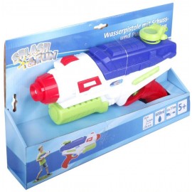 Splash & FUn Wasserpistole, Schuss- und Pumpfunktion, 34 cm
