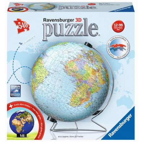 Ravensburger 111596 Puzzleball Globus deutsch 540 Teile