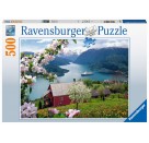 Ravensburger 150069 Puzzle: Skandinavische Idylle 500 Teile