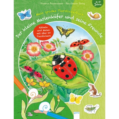 Reichenstetter, Friederun/Döring, Hans-Günther: Mein großes Tierstickerbuch  Der kleine Marienkäfer