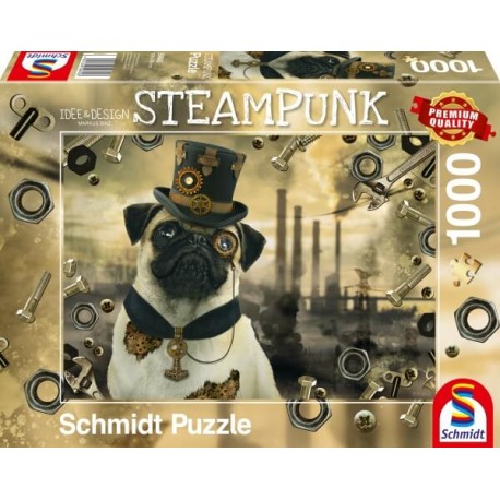 Schmidt Spiele Puzzle: Steampunk Hund 1000 Teile