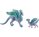 Schleich bayala 70592 Blütendrachenmama und Baby