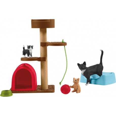 Schleich Farm World 42501 Spielspaß für niedliche Katzen