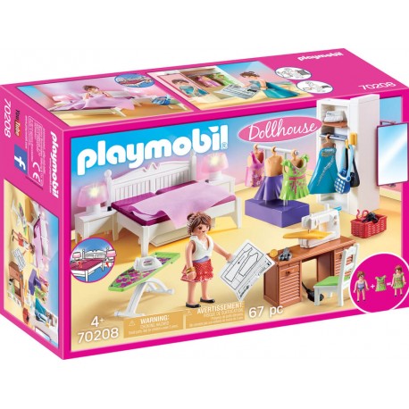 PLAYMOBIL 70208 Schlafzimmer mit Nähecke