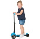 New Sports 3-Wheel Scooter Blau, klappbar, 110 mm