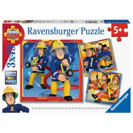 Ravensburger 05077 Puzzle Unser Held Sam 3x49 Teile