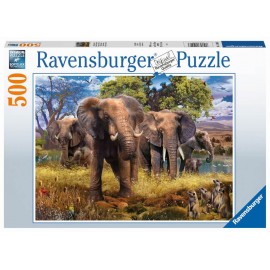 Ravensburger 15040 Puzzle Elefantenfamilie 500 Teile