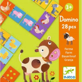 Lernspiele: Domino Bauernhof