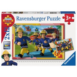 Ravensburger 05015 Puzzle: Sam und sein Team 2x12 Teile