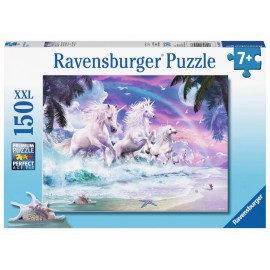 Ravensburger 10057 Puzzle: Einhörner am Strand 150 Teile XXL