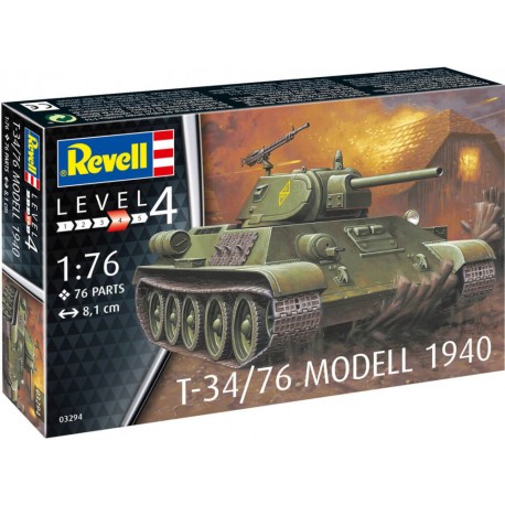 REVELL  03294 1:76 T-34/76 Modell 1940 ab 12 Jahre