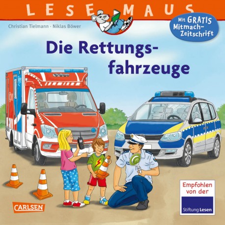 LESEMAUS 158: Die Rettungsfahrzeuge