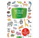 Metallic-Sticker Tiere