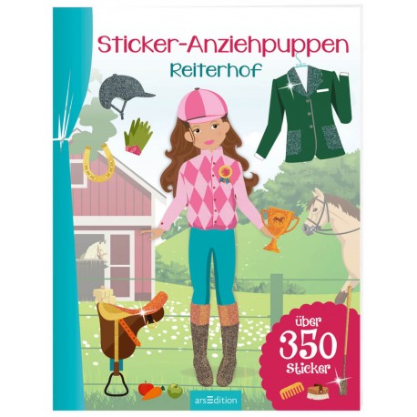 Sticker-Anziehpuppen Reiterhof