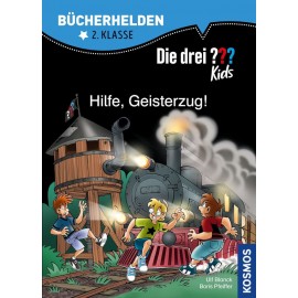 Kosmos Die drei ??? Kids, Bücherhelden, Hilfe, Geisterzug!