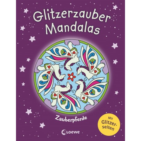 Loewe Glitzerzauber-Mandalas - Zauberpferde