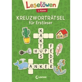 Loewe Leselöwen Kreuzworträtsel für Erstleser. 1. Klasse (Grün)