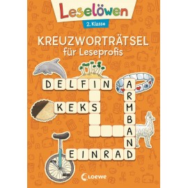 Loewe Leselöwen Kreuzworträtsel für Erstleser. 2. Klasse (Orange)