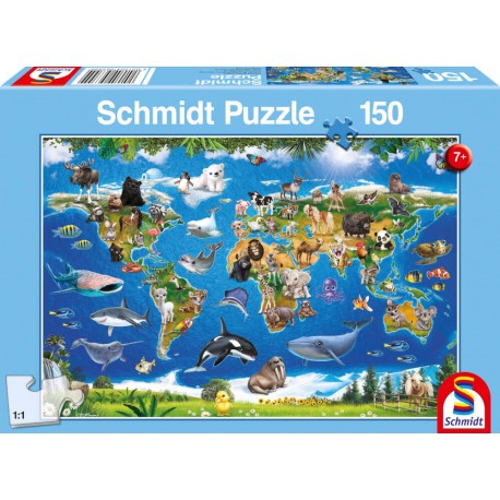 Schmidt Spiele Puzzle Lococo Tierwelt 150 Teile