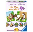 Ravensburger 05072 Puzzle Tierfamilien auf dem Bauernhof 9x2 Teile