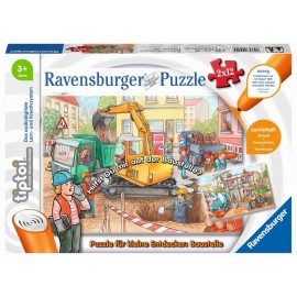 Ravensburger 00049 tiptoi® Puzzle für kleine Entdecker: Baustelle