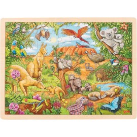 Goki Einlegepuzzle Australische Tierwelt