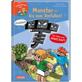 LESEMAUS zum Lesenlernen Stufe 2: Lesenlernen mit Spaß - Minecraft Band 2: Monster bis zum Umfallen