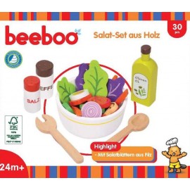 Beeboo Kitchen Salat-Set aus Holz, 28 Teile