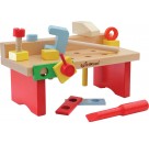 SpielMaus Holz Werkbank 15-teilig, 29 x 14 x 13 cm