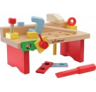 SpielMaus Holz Werkbank 15-teilig, 29 x 14 x 13 cm
