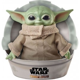 Mattel GWD85 Roulette Star Wars Mandalorian The Child Baby Yoda Plüsch Figur (28 cm)