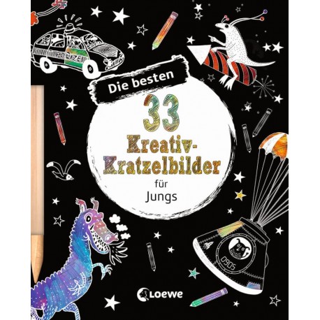 Die besten 33 Kreativ-Kratzelbilder für Jungs