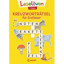 Loewe Leselöwen Kreuzworträtsel für Erstleser - 1. Klasse (Gelb)