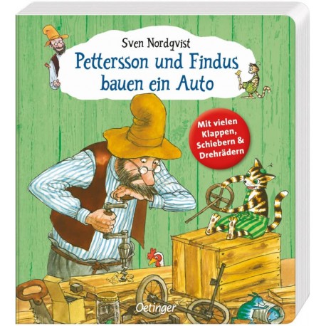 Pettersson und Findus bauen ein Auto