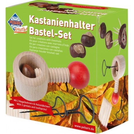 PEBARO Kastanien Halter plus Bohrer