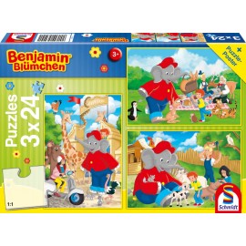 Schmidt Spiele Puzzle Im Zoo, 3x24T